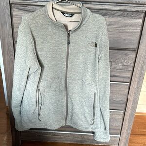 Heather olive mens Northface zip